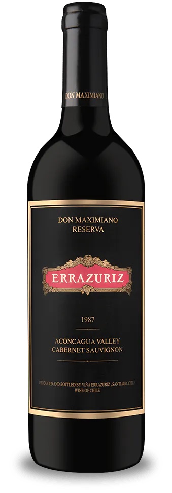 VINO ERRAZURIZ DON MAXIMIANO FOUNDER‘S RESERVE 1987 750 ML