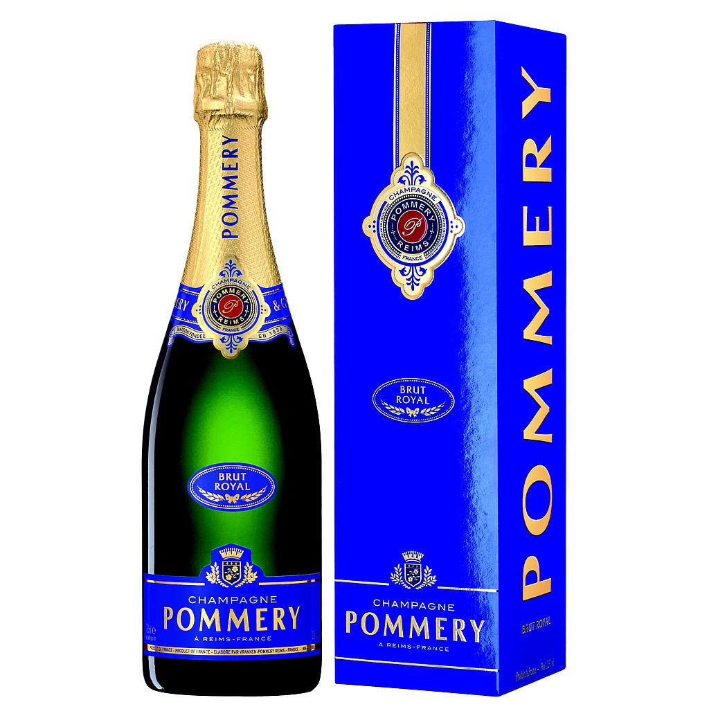 CHAMPAGNE POMMERY BRUT ROYAL CON ESTUCHE 750 ML