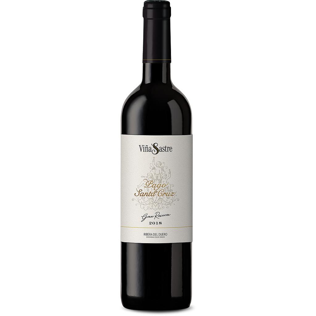 VINO VIÑA SASTRE PAGO DE SANTA CRUZ GRAN RESERVA  2018 750 ML