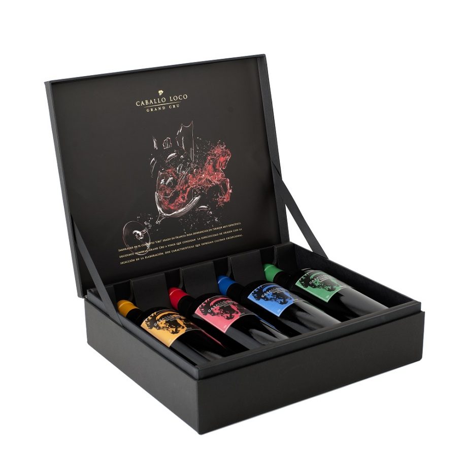 PACK VINOS CABALLO LOCO 750 ML X 4.  AP23, MP22, LM22, SF22.