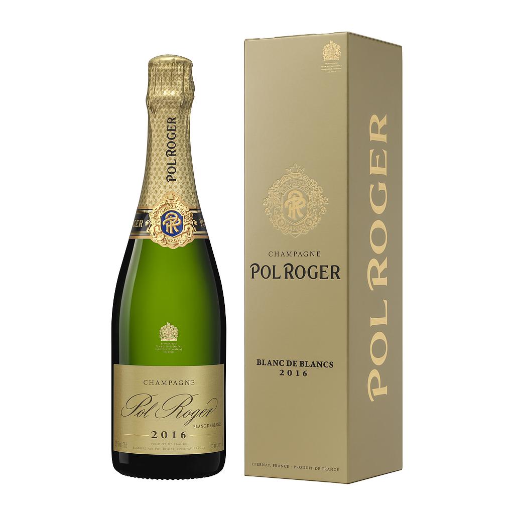 CHAMPAGNE POL ROGER BLANC DE BLANCS CON ESTUCHE 2016 750 ML