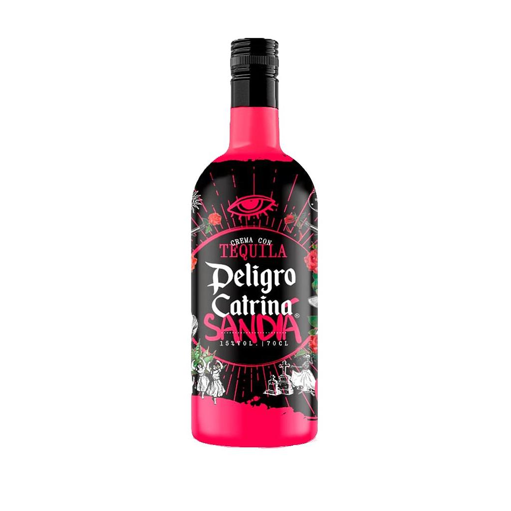 LICOR CREMA TEQUILA PELIGRO CATRINA SANDÍA 700 ML
