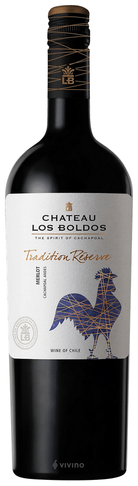 VINO CHATEAU LOS BOLDOS TRADICION RESERVA MERLOT 2024 750 ML