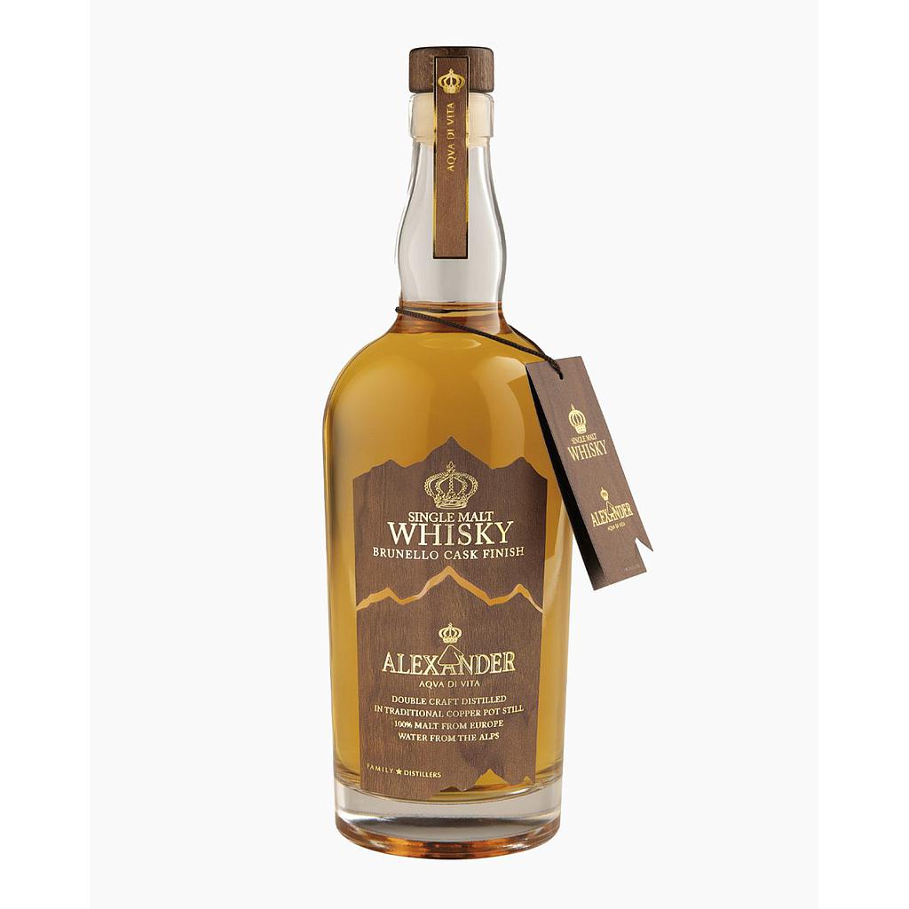 WHISKY SINGLE MALT BRUNELLO CASK 5 AÑOS 700 ML 43%