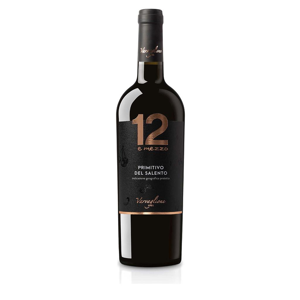 VINO PRIMITIVO DEL SALENTO IGP 12 E MEZZO 2023 750 ML