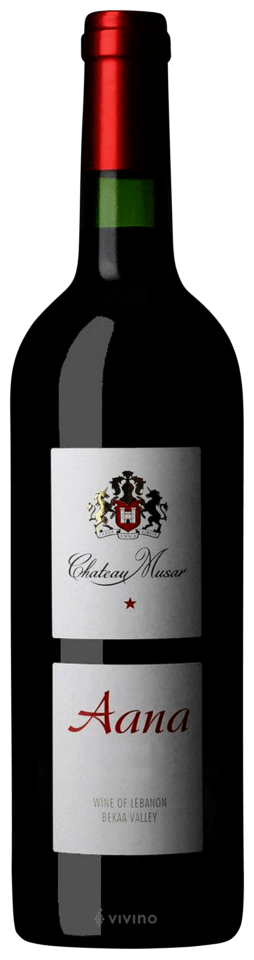 VINO CHATEAU MUSAR AANA TINTO 2020 750 ML