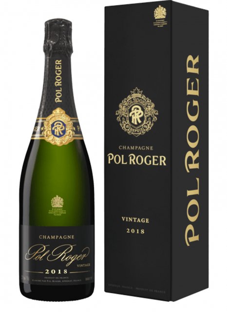 CHAMPAGNE POL ROGER BRUT VINTAGE CON ESTUCHE 2018 750 ML