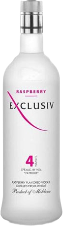 VODKA EXCLUSIV 4 RASPBERRY 37% 0.75