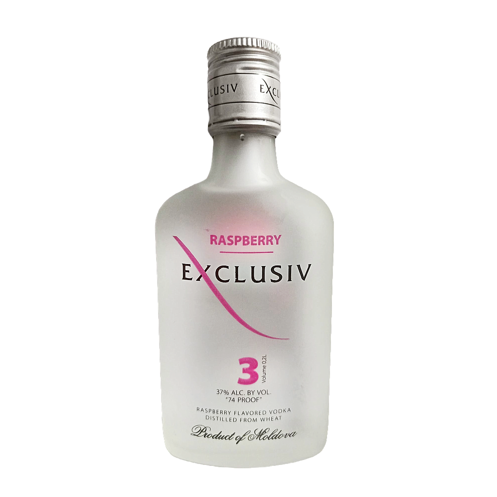 VODKA EXCLUSIV 4 RASPBERRY 37% 0.200